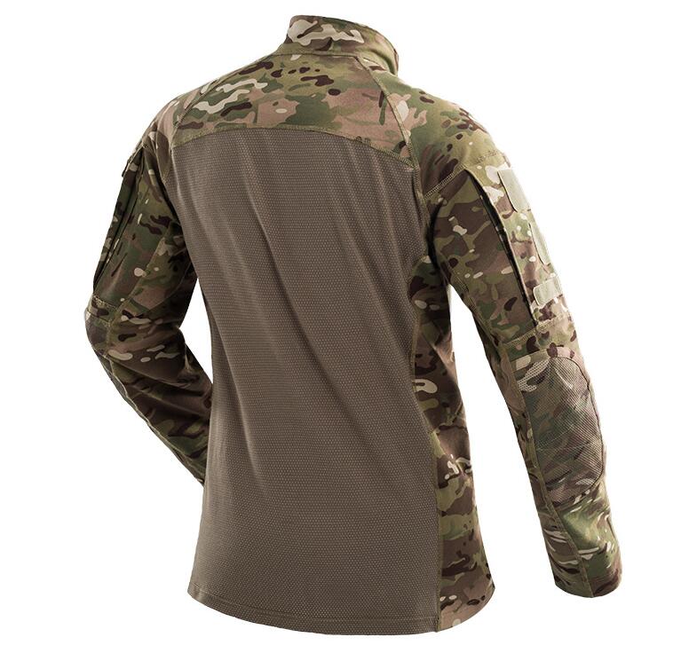 Camo Tactical Long Sleeve Shirt – Breathable Outdoor Sports Combat Top 26 Camo Tactical Long Sleeve Shirt – Breathable Outdoor Sports Combat Top