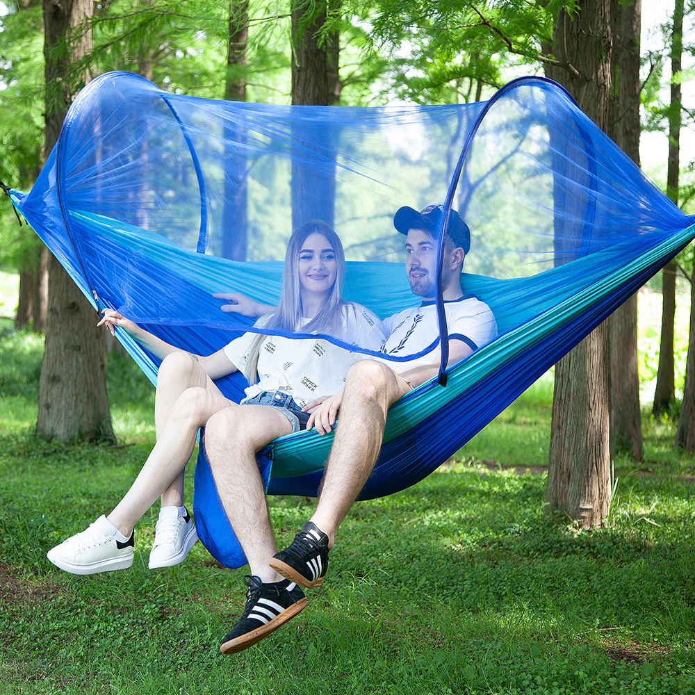 Fully Automatic Quick Opening Hammock With Mosquito Net 16 Fully Automatic Quick Opening Hammock With Mosquito Net