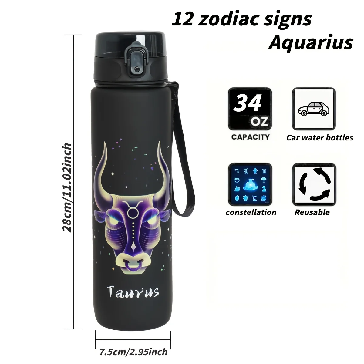 1000ml Constellation Sports Water Bottle 35 1000ml Constellation Sports Water Bottle