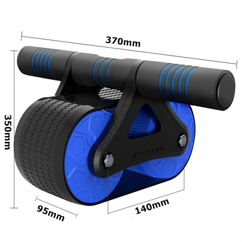 Double Wheel Abdominal Exerciser Women Men Automatic Rebound Ab Wheel Roller Waist Trainer Gym Sports Home Exercise Devices 12 Double Wheel Abdominal Exerciser Women Men Automatic Rebound Ab Wheel Roller Waist Trainer Gym Sports Home Exercise Devices