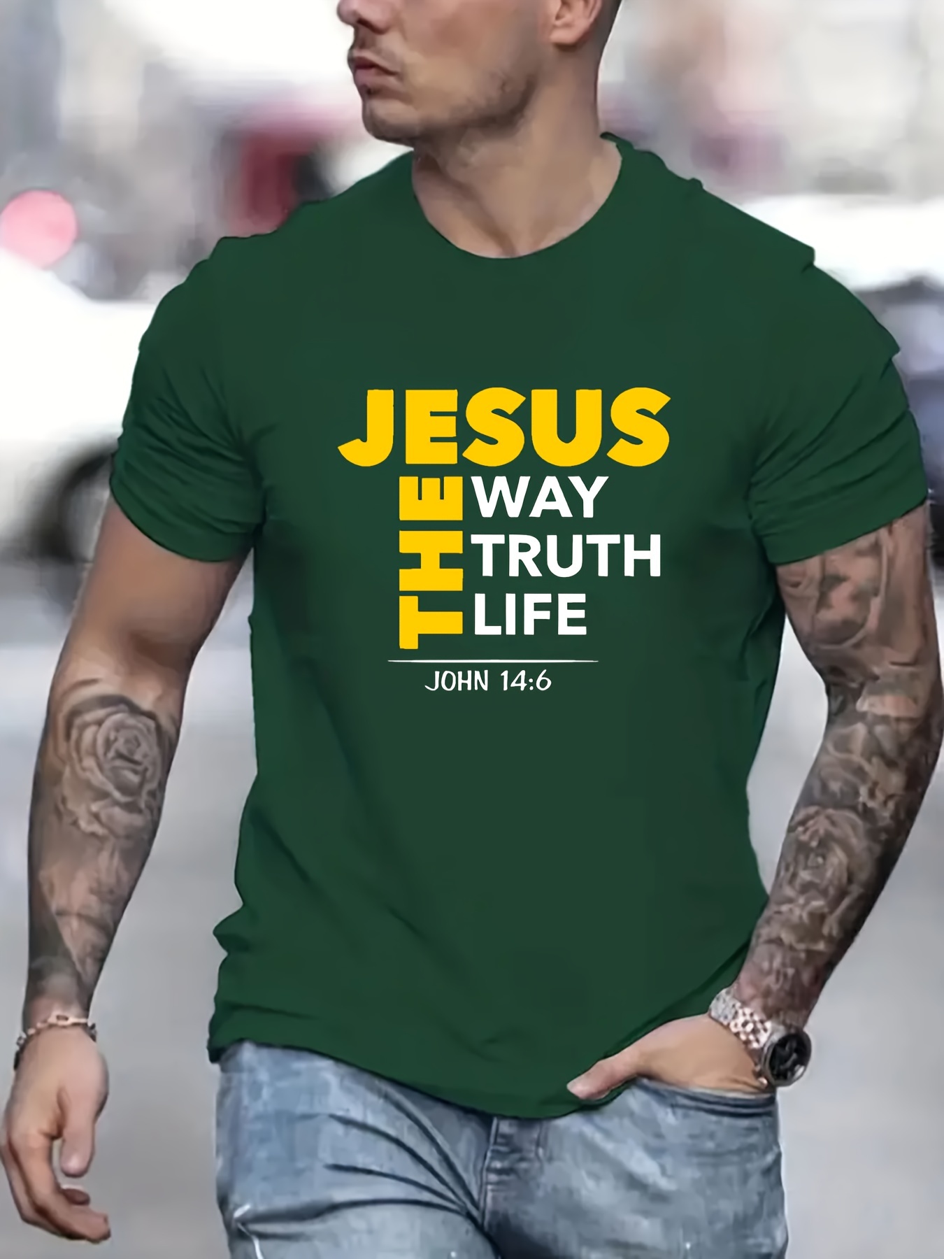 Jesus Print T-shirt 35 Jesus Print T-shirt