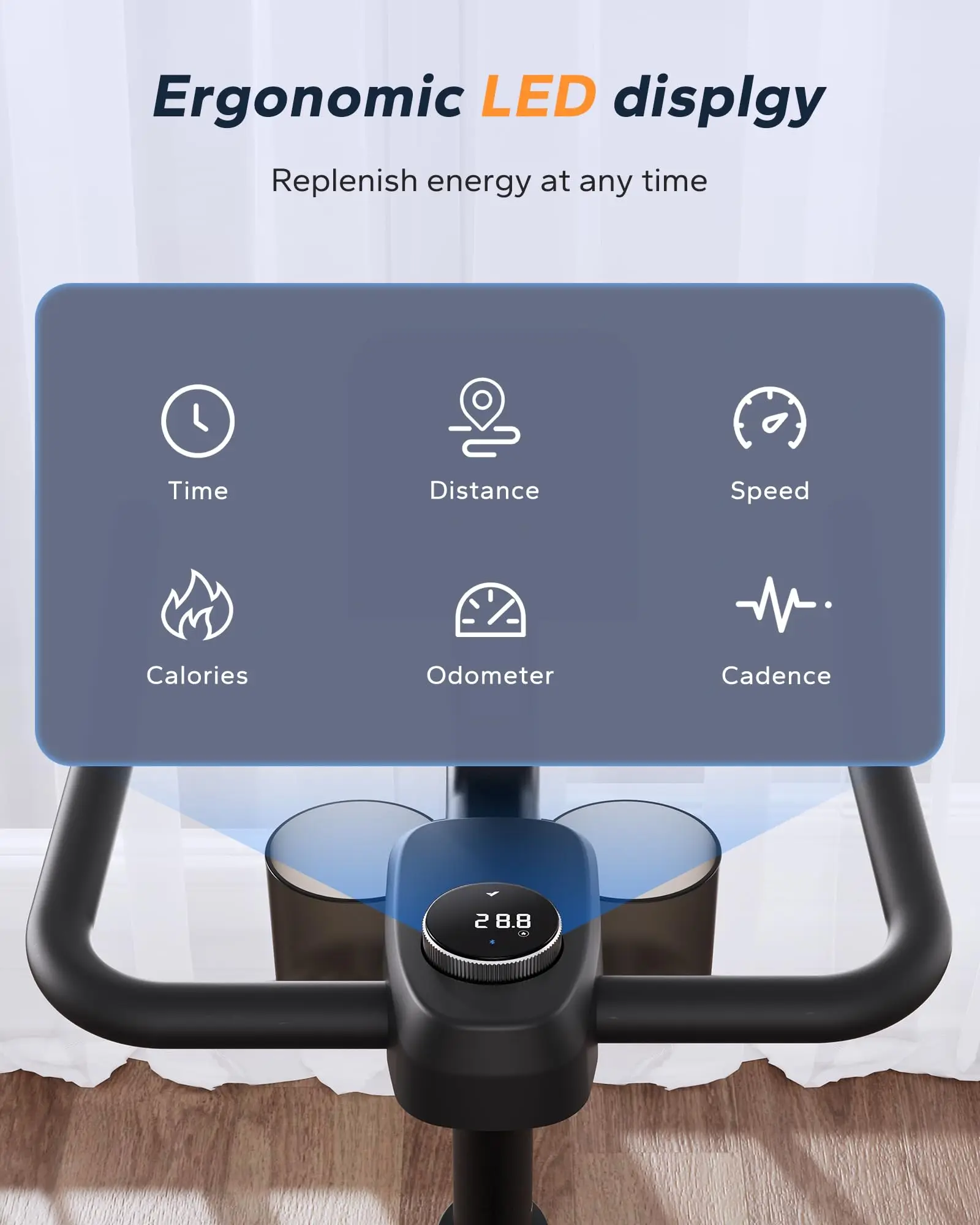 Low Noise Magnetic Stationary Exercise Bike – Indoor Cycling with Fitness App 38 Low Noise Magnetic Stationary Exercise Bike – Indoor Cycling with Fitness App