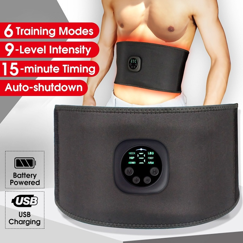 Smart Digital Display Fitness EMS Belt Abdominal Instrument 8 undefined