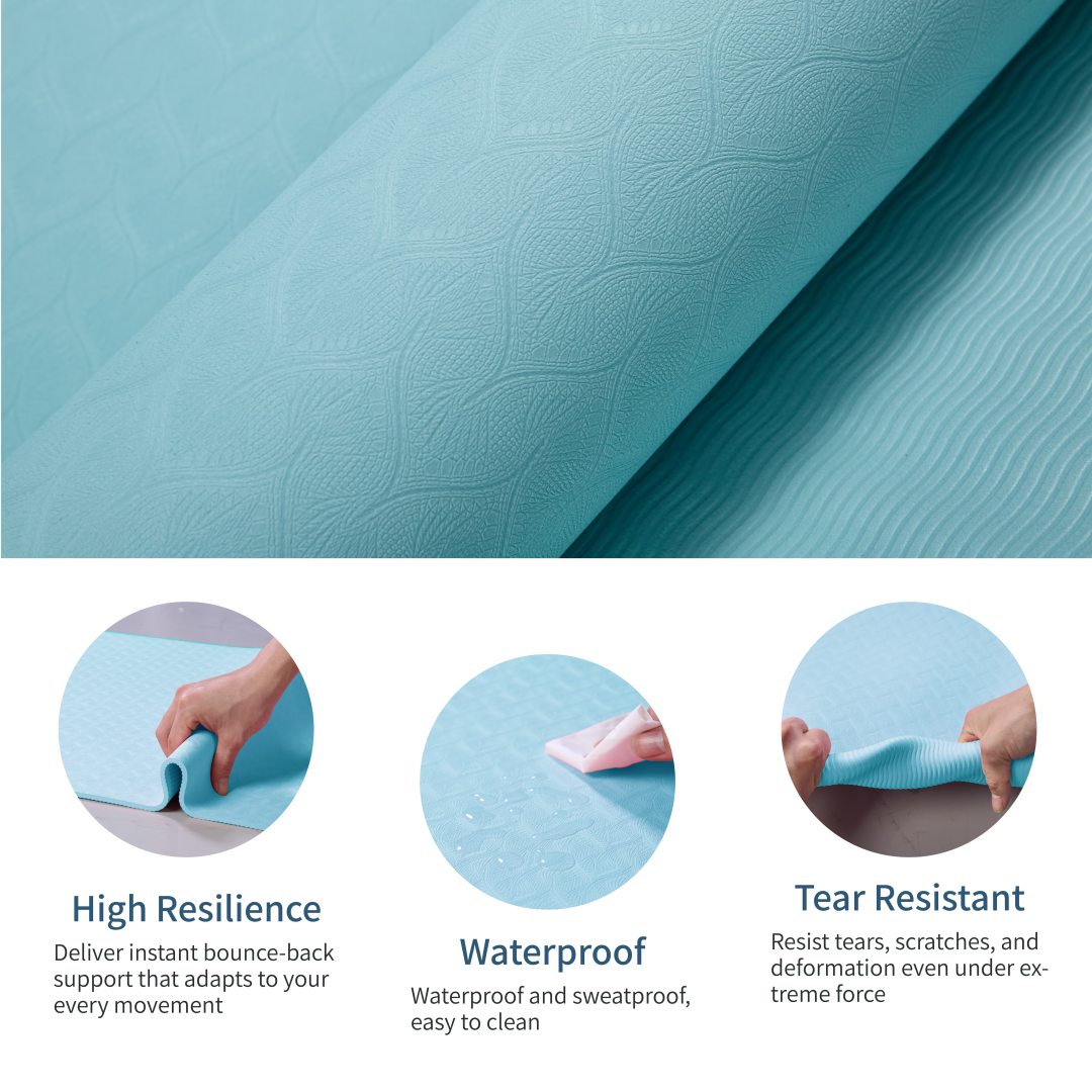 Professional TPE Yoga Mat - 72" Non-Slip Exercise Mat 15 Professional TPE Yoga Mat - 72" Non-Slip Exercise Mat