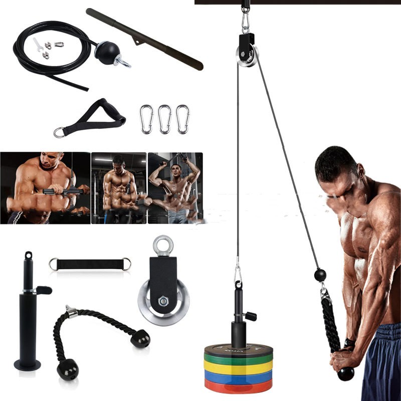 Fitness Equipment Pulley Suit Household 7 Fitness Equipment Pulley Suit Household