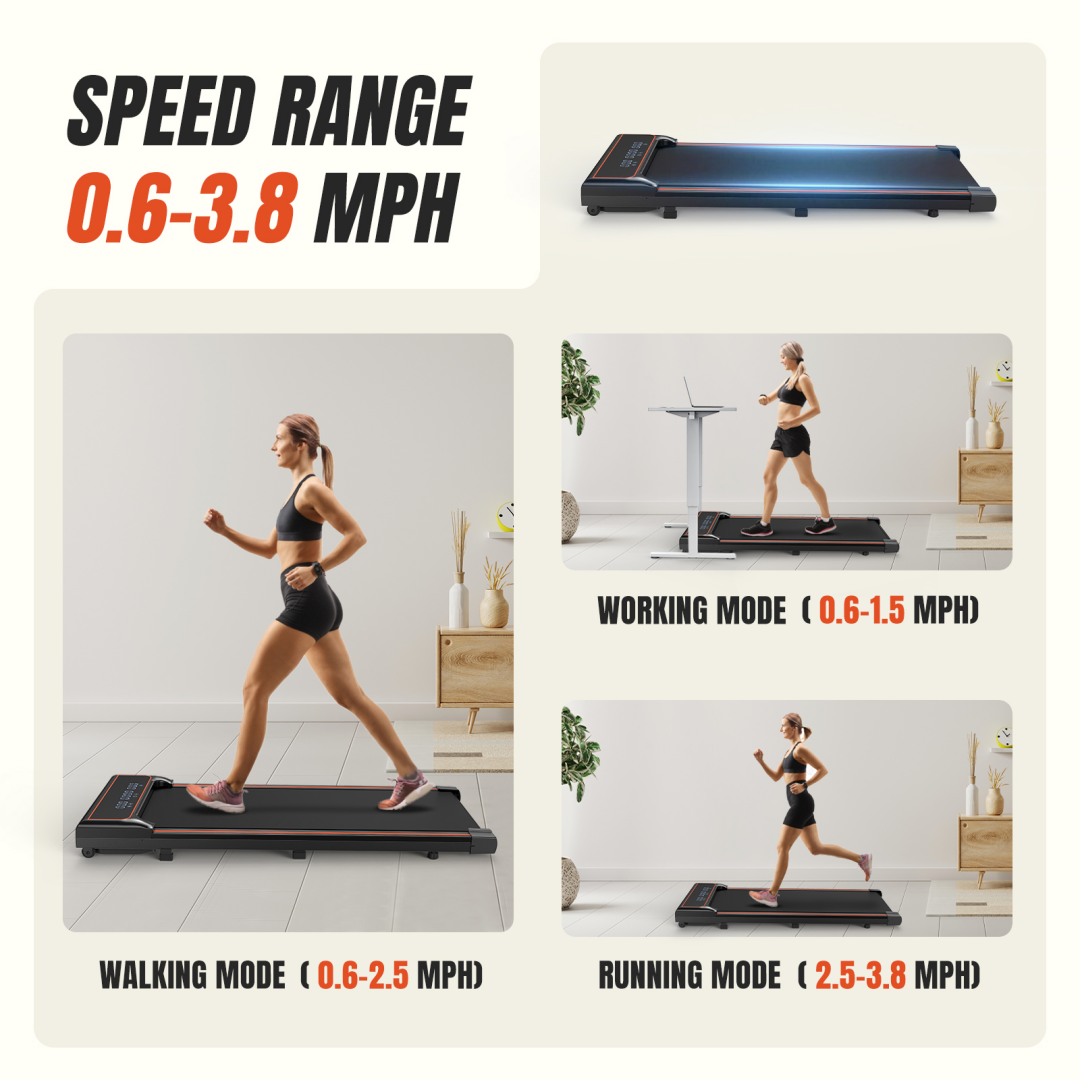 Walking Pad Treadmill - Compact & Portable Walking Pad, Quiet Operation, Adjustable Speed Settings 8 Walking Pad Treadmill - Compact & Portable Walking Pad, Quiet Operation, Adjustable Speed Settings