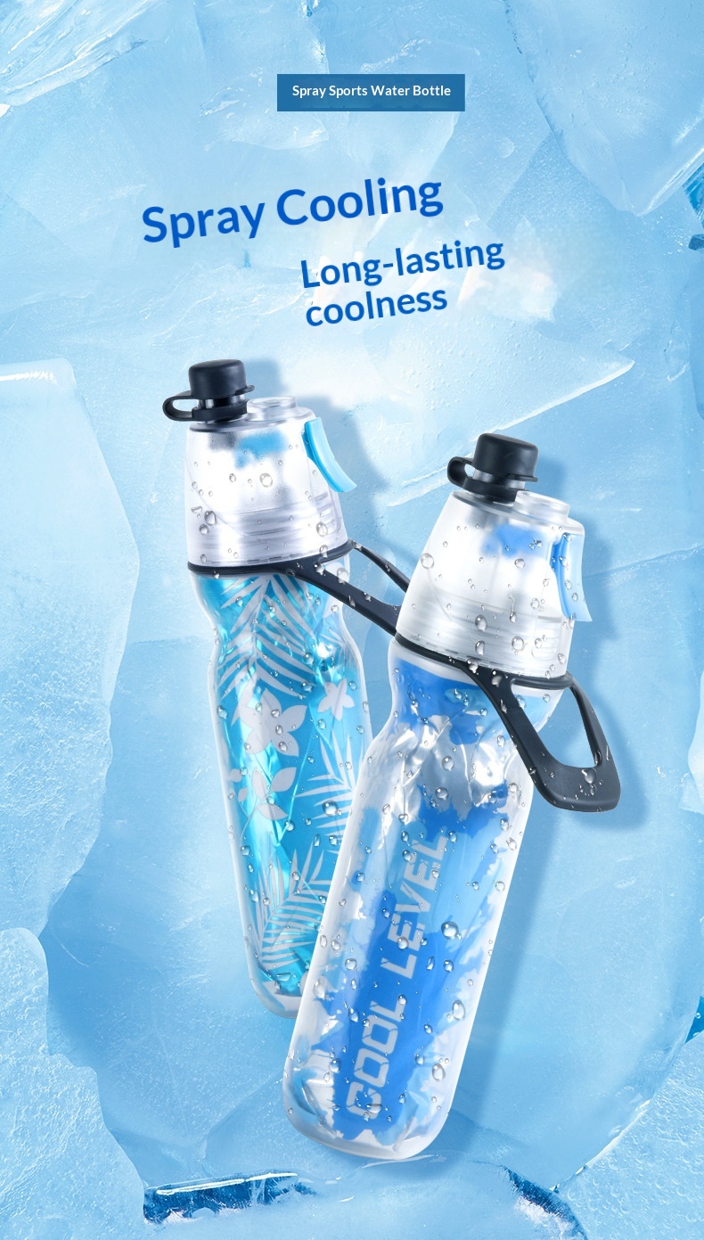 2-in-1 Misting Water Bottle - 500ml Insulated Sport Spray 31 2-in-1 Misting Water Bottle - 500ml Insulated Sport Spray