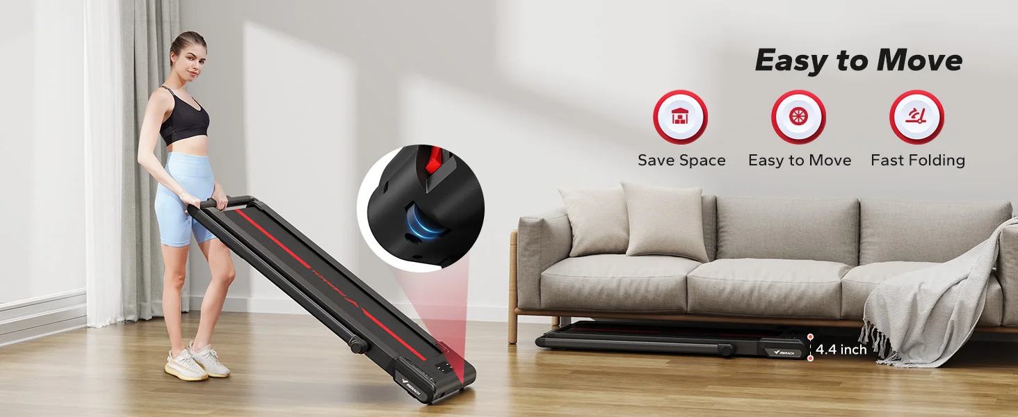 2-in-1 Folding Under Desk Treadmill – Smart Walking Pad with APP & Remote Control 10 2-in-1 Folding Under Desk Treadmill – Smart Walking Pad with APP & Remote Control