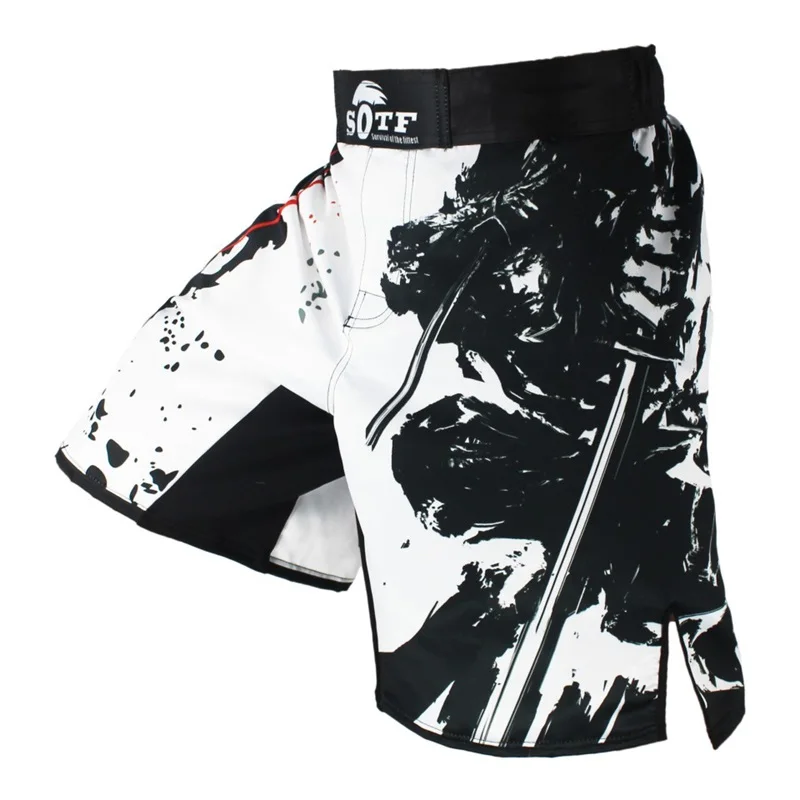 Black MMA Boxing Shorts – Skull Print Cotton Training Shorts for Kickboxing & Muay Thai 130 Black MMA Boxing Shorts – Skull Print Cotton Training Shorts for Kickboxing & Muay Thai