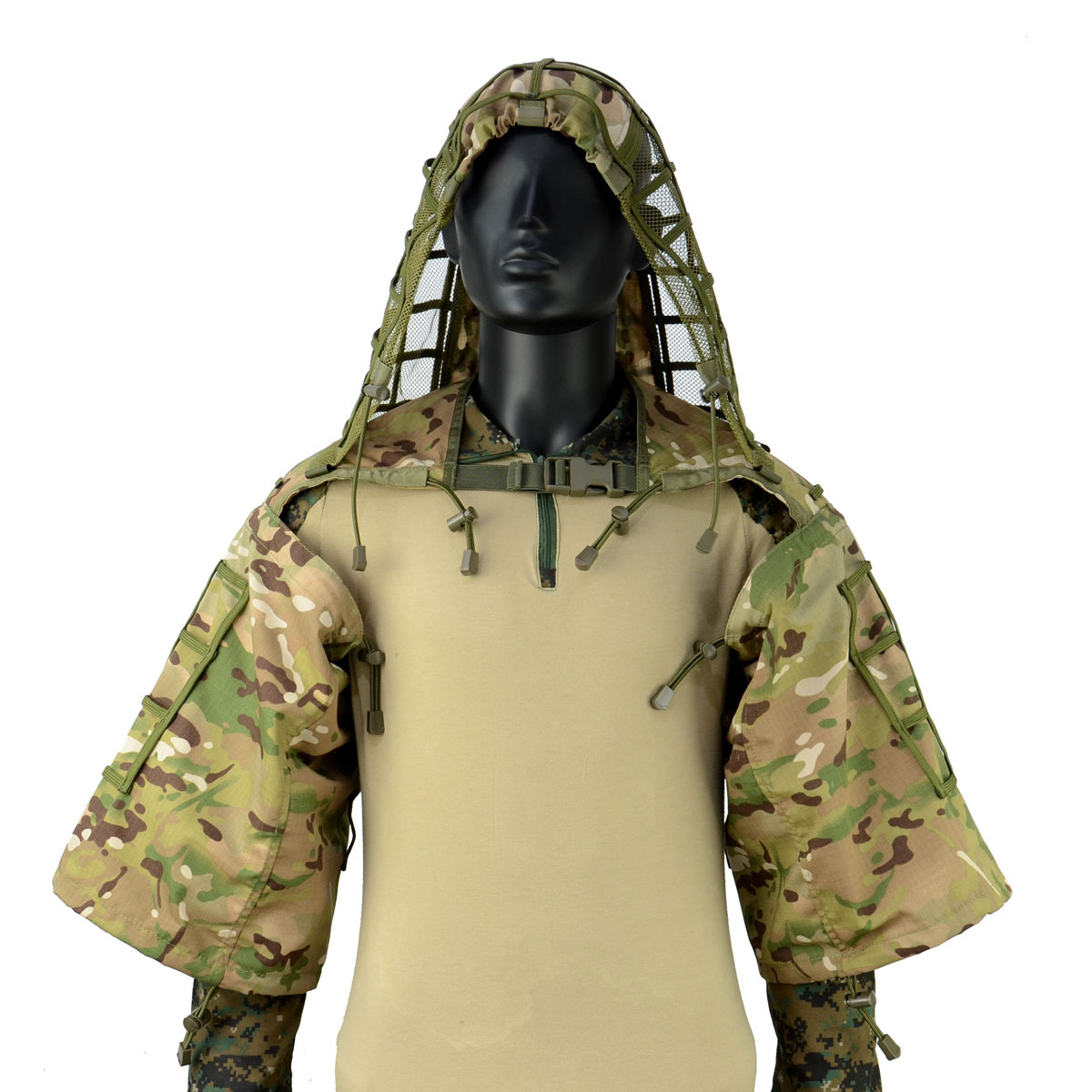 Sniper Checked Cloth Military Tactical Ghillie Suit 24 Sniper Checked Cloth Military Tactical Ghillie Suit