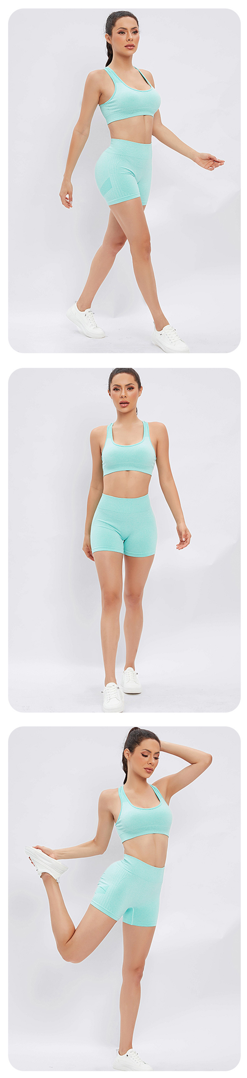 2pcs Yoga Set Women's Vest And Shorts Tracksuit Seamless Workout Sportswear Gym Clothing High Waist Leggings Fitness Sports Suits 20 2pcs Yoga Set Women's Vest And Shorts Tracksuit Seamless Workout Sportswear Gym Clothing High Waist Leggings Fitness Sports Suits