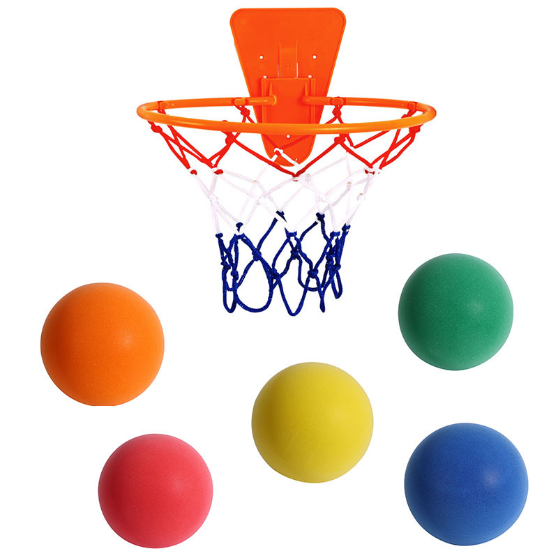 Silent High Density Foam Sports Ball Indoor Mute Basketball Soft Elastic Ball Children Sports Toy Games 23 Silent High Density Foam Sports Ball Indoor Mute Basketball Soft Elastic Ball Children Sports Toy Games