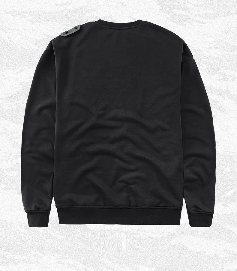 Trendy Mechanical Style Long-sleeved T-shirt Round Neck False Two Pieces Tactical Workwear Tops 12 Trendy Mechanical Style Long-sleeved T-shirt Round Neck False Two Pieces Tactical Workwear Tops