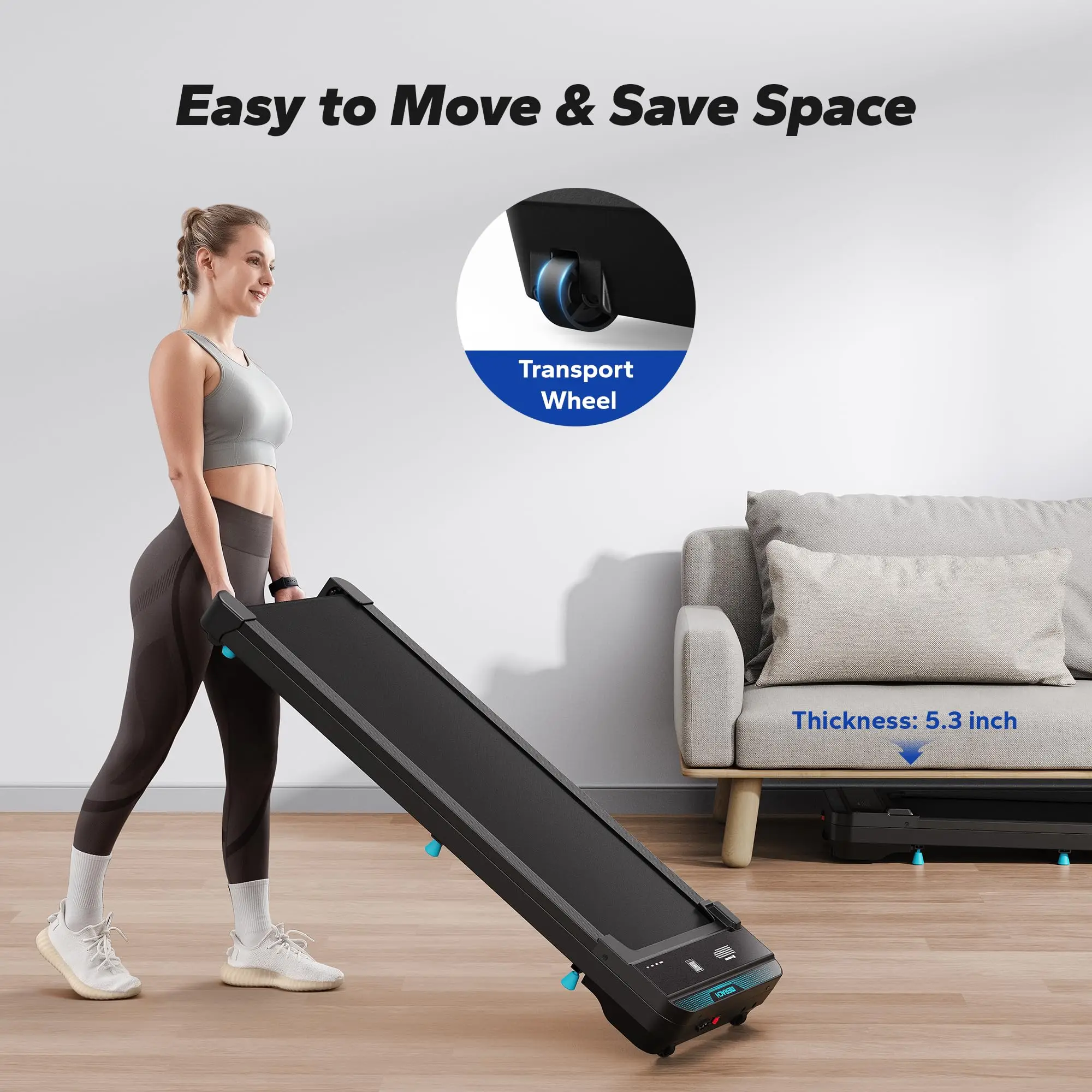 2-in-1 Walking Pad – Small Treadmill for Home & Office, Quiet Under Desk Treadmill 10 2-in-1 Walking Pad – Small Treadmill for Home & Office, Quiet Under Desk Treadmill
