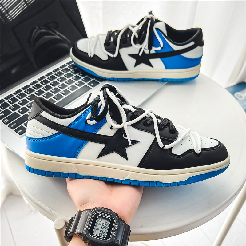 Men's Colorblock Sneakers Low-top Casual Board Shoes 11 Men's Colorblock Sneakers Low-top Casual Board Shoes