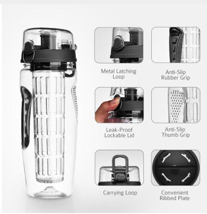 Free Fruit Infuser Juice Shaker Bottle Portable Climbing Camp Bottle 38 Free Fruit Infuser Juice Shaker Bottle Portable Climbing Camp Bottle