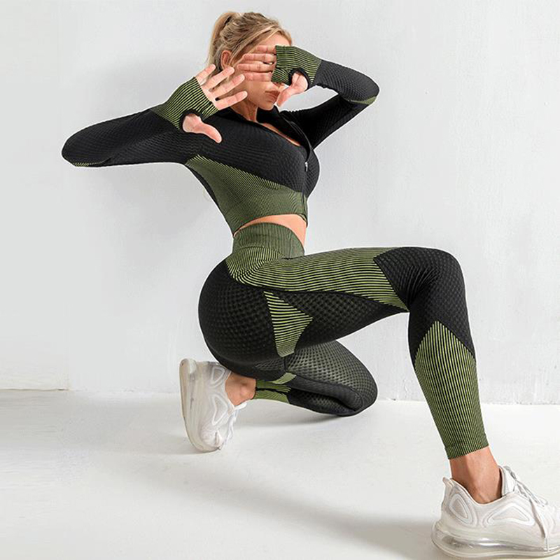 3PCS Yoga Set Seamless Sport Set Women Gym Clothing Leggings Women Crop Top Sports Bra Women Fitness Gym Set Womens Outfits Tracksuit 14 3PCS Yoga Set Seamless Sport Set Women Gym Clothing Leggings Women Crop Top Sports Bra Women Fitness Gym Set Womens Outfits Tracksuit