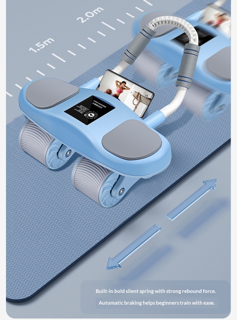 Automatic Rebound Plank-Crunch 2-in-1 Ab Wheel 8 Automatic Rebound Plank-Crunch 2-in-1 Ab Wheel