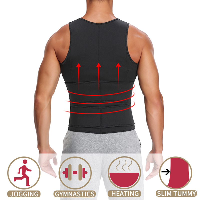 Fitness Men Shapewear Sauna Vest Waist Trainer Double Belt Sweat Shirt Corset Top Body Shaper 15 Fitness Men Shapewear Sauna Vest Waist Trainer Double Belt Sweat Shirt Corset Top Body Shaper
