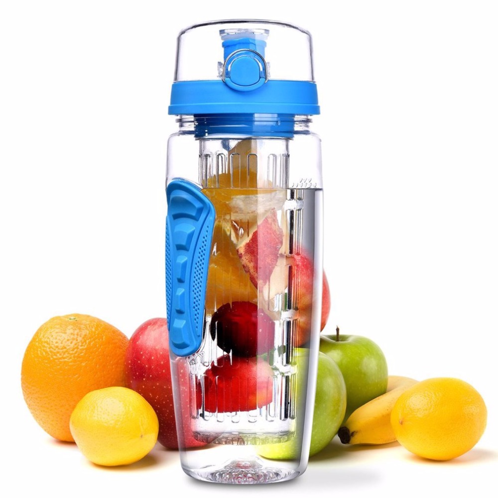 32oz Fruit Infuser Water Bottle - Leakproof Tritan Plastic 27 32oz Fruit Infuser Water Bottle - Leakproof Tritan Plastic