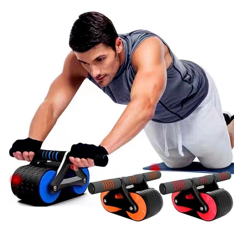 Double Wheel Abdominal Exerciser Women Men Automatic Rebound Ab Wheel Roller Waist Trainer Gym Sports Home Exercise Devices 24 Double Wheel Abdominal Exerciser Women Men Automatic Rebound Ab Wheel Roller Waist Trainer Gym Sports Home Exercise Devices