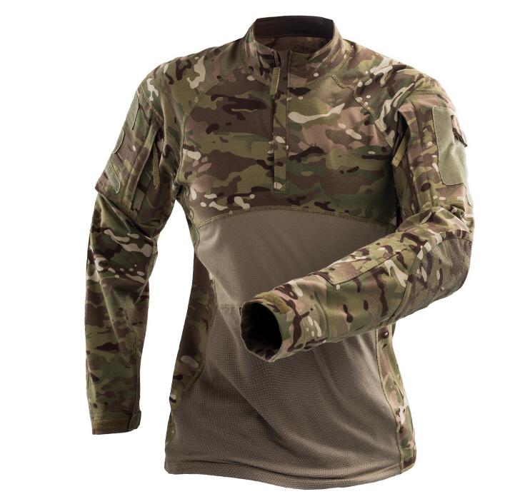 Camo Tactical Long Sleeve Shirt – Breathable Outdoor Sports Combat Top 24 Camo Tactical Long Sleeve Shirt – Breathable Outdoor Sports Combat Top
