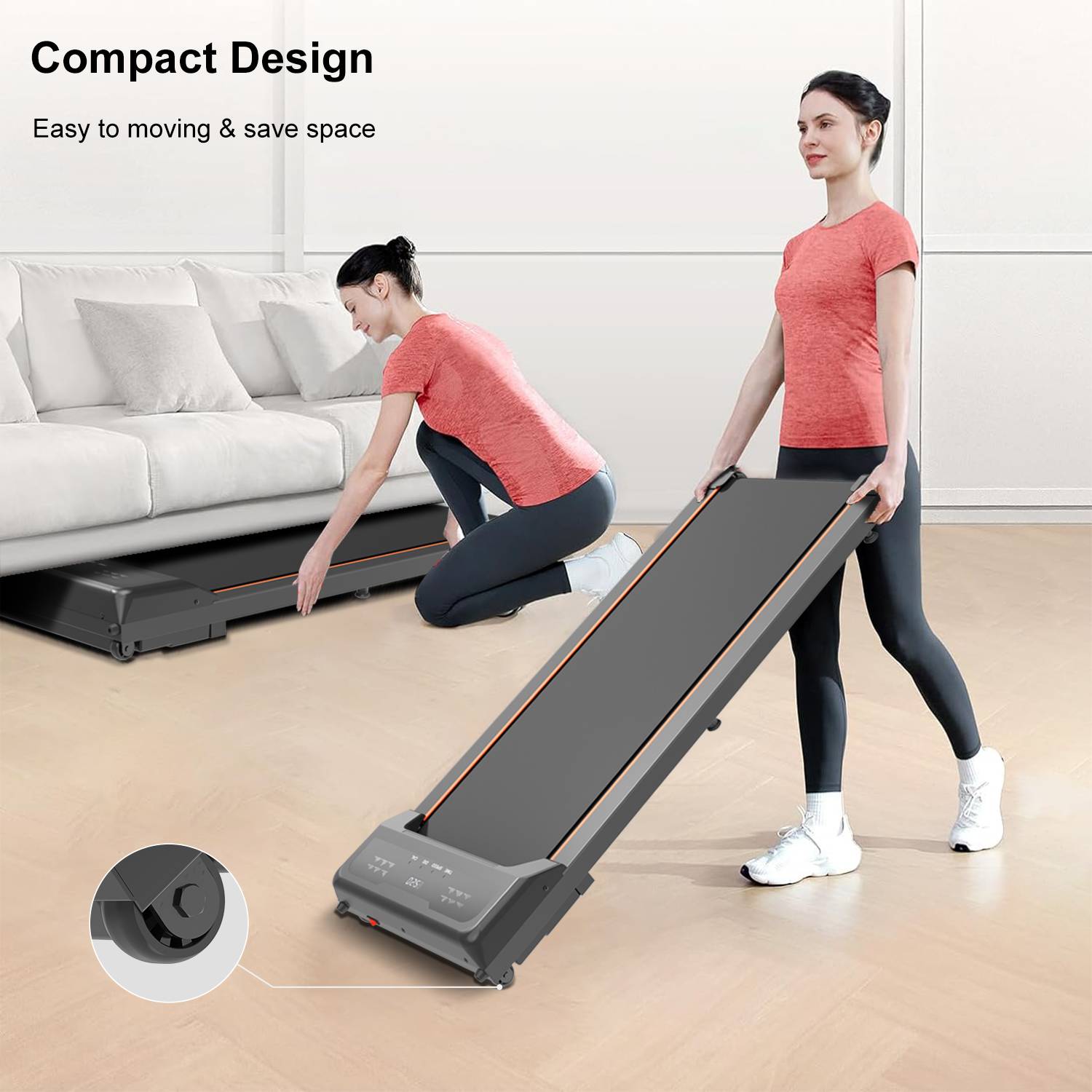 Walking Under Desk Treadmill with LED Display And Remote Control 31 Walking Under Desk Treadmill with LED Display And Remote Control