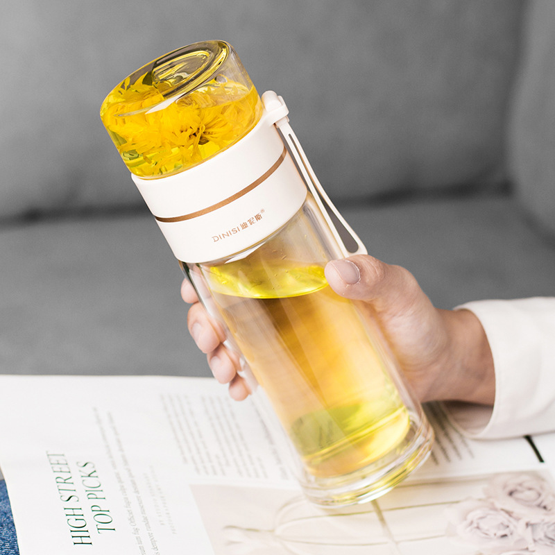 Fitness Eddy Double-Wall Glass Tea Infuser Bottle - Leakproof & Heat-Resistant 57 Fitness Eddy Double-Wall Glass Tea Infuser Bottle - Leakproof & Heat-Resistant