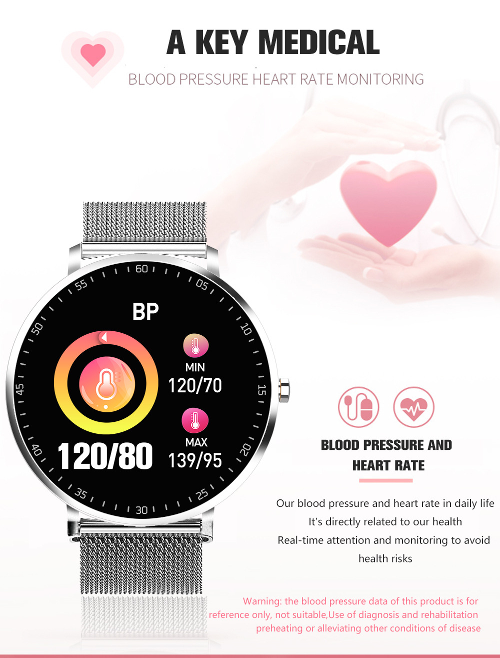 Full Touch Smart Bracelet Sports Fitness Tracker Handband Smart Bracelet 14 Full Touch Smart Bracelet Sports Fitness Tracker Handband Smart Bracelet