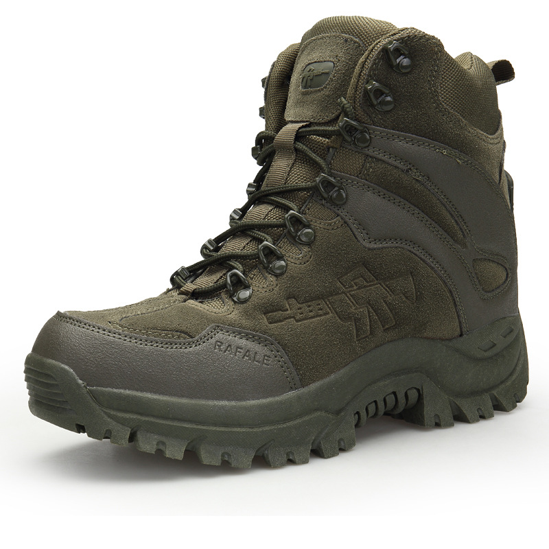 Men's Suede Mid-Tube Tactical Desert Boots 24 Men's Suede Mid-Tube Tactical Desert Boots