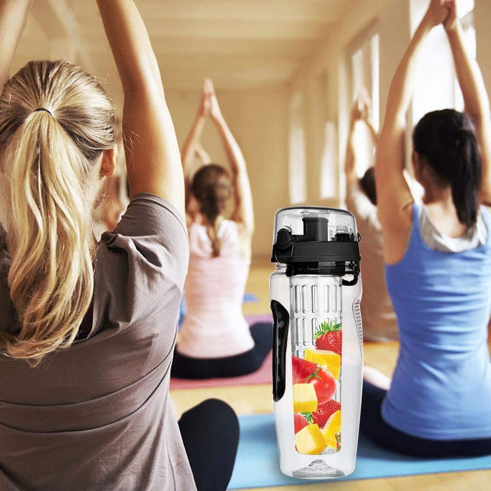32oz Fruit Infuser Water Bottle - Leakproof Tritan Plastic 26 32oz Fruit Infuser Water Bottle - Leakproof Tritan Plastic