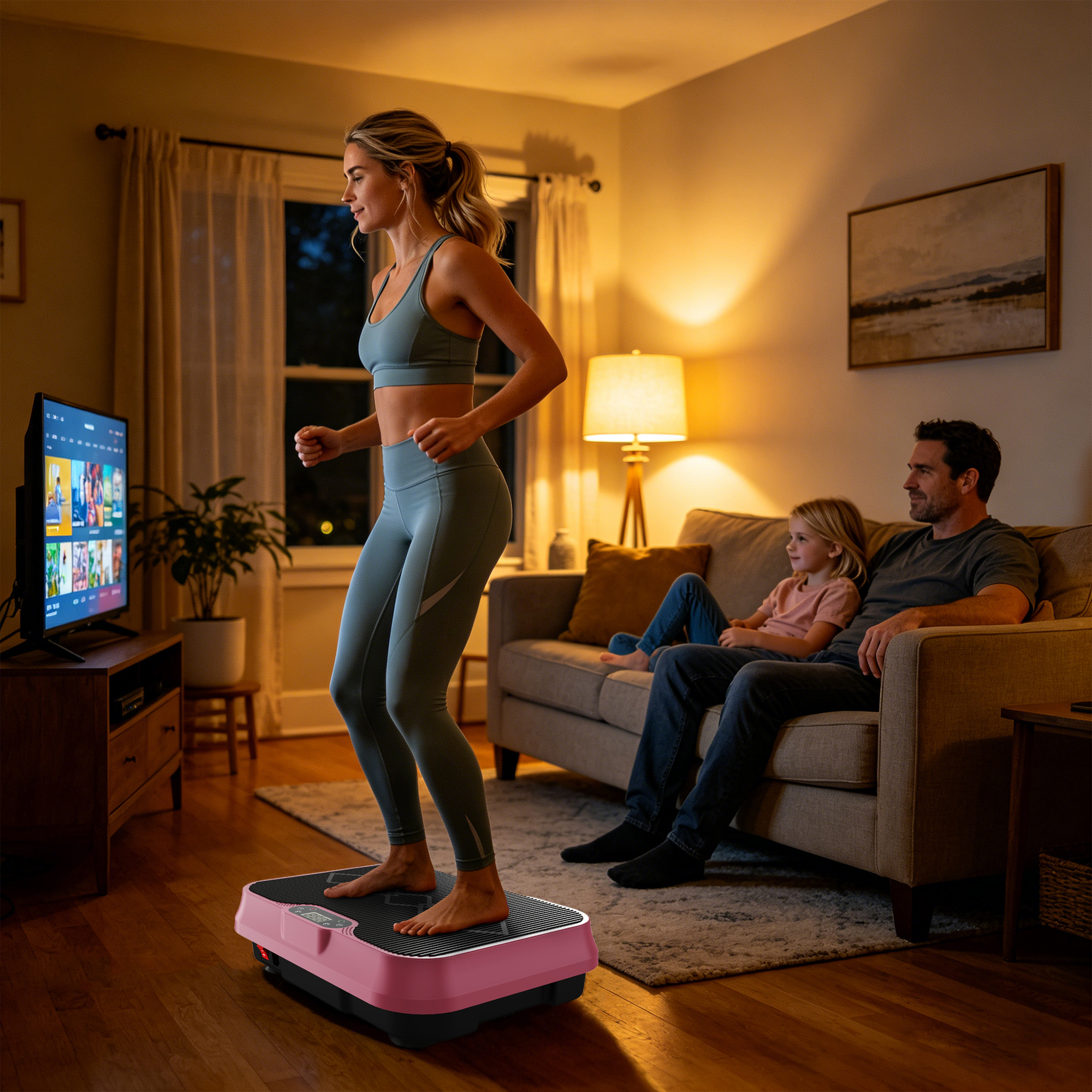Vibration Plate Exercise Machine – Whole-Body Workout Platform with Resistance Bands 48 Vibration Plate Exercise Machine – Whole-Body Workout Platform with Resistance Bands