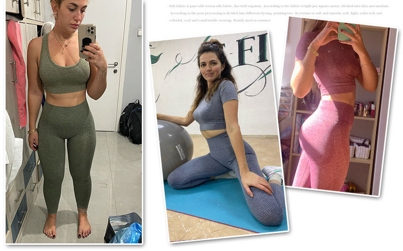 2PCS Seamless Yoga Set Women Tracksuit High Waist Leggings Workout Sportswear Gym Clothing Fitness Crop Top Sports Suits Gym Set 13 2PCS Seamless Yoga Set Women Tracksuit High Waist Leggings Workout Sportswear Gym Clothing Fitness Crop Top Sports Suits Gym Set