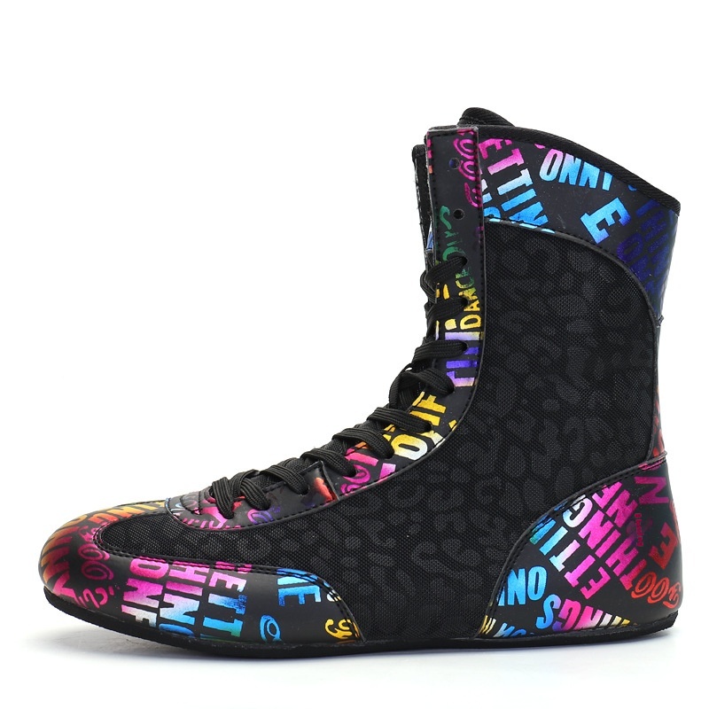Mixed Combat Training Wrestling Soft Sole High Top Fitness Lifting Shoes 42 Mixed Combat Training Wrestling Soft Sole High Top Fitness Lifting Shoes