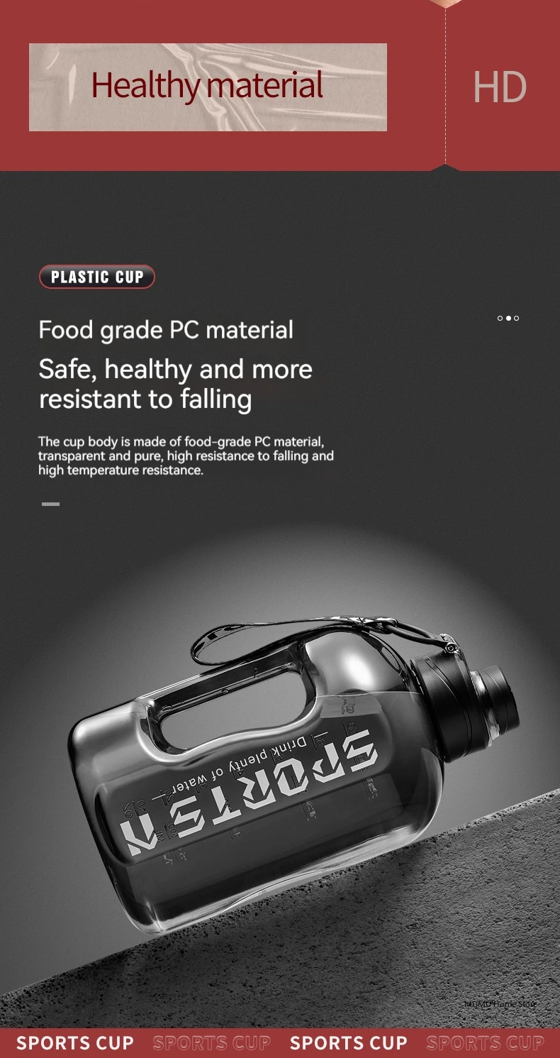 Large Capacity Sports Water Bottle 1.7L / 2.7L / 4L / 5L 54 Large Capacity Sports Water Bottle 1.7L / 2.7L / 4L / 5L
