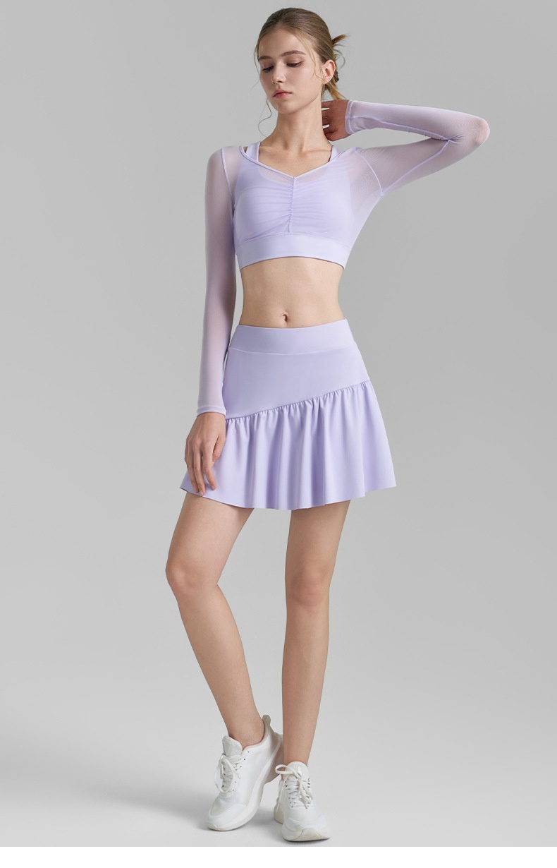 Pleated Fitness Yoga Skirts Sports Tennis Skirt 26 Pleated Fitness Yoga Skirts Sports Tennis Skirt