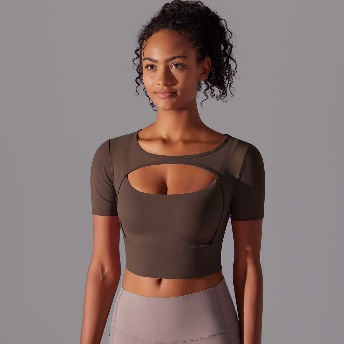 Fitness Double Layer Yoga Clothing Top Women 12 Fitness Double Layer Yoga Clothing Top Women