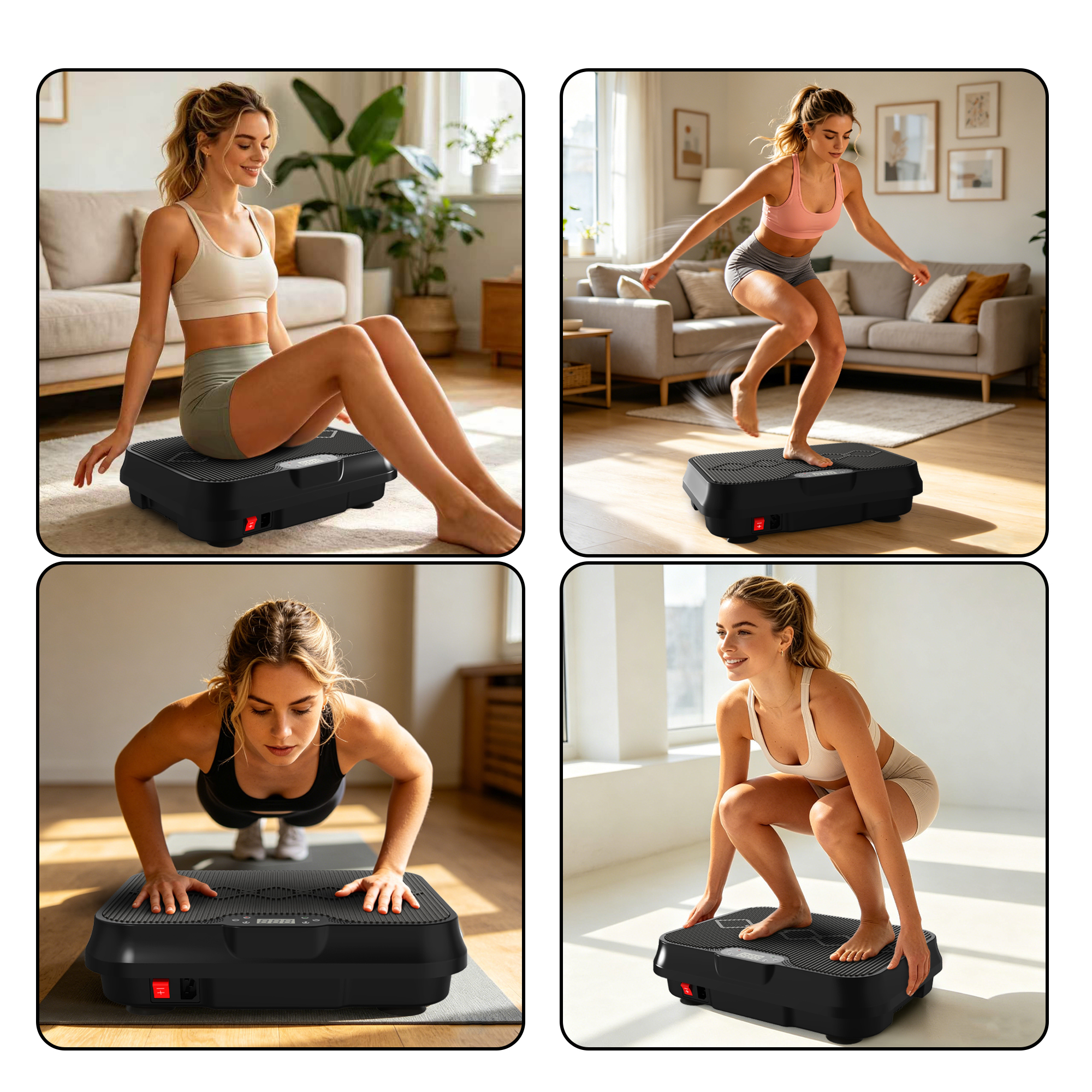 Vibration Plate Exercise Machine – Whole Body Workout Platform for Home Gym 46 Vibration Plate Exercise Machine – Whole Body Workout Platform for Home Gym