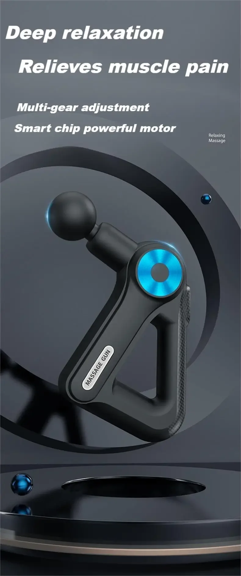 Professional Massage Gun – 9 Heads & 9 Gears for Total Body Relief 7 Professional Massage Gun – 9 Heads & 9 Gears for Total Body Relief