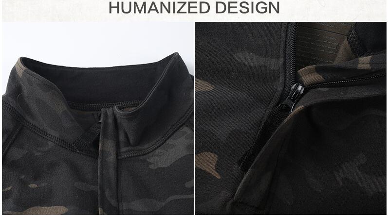 Camo Tactical Long Sleeve Shirt – Breathable Outdoor Sports Combat Top 27 Camo Tactical Long Sleeve Shirt – Breathable Outdoor Sports Combat Top