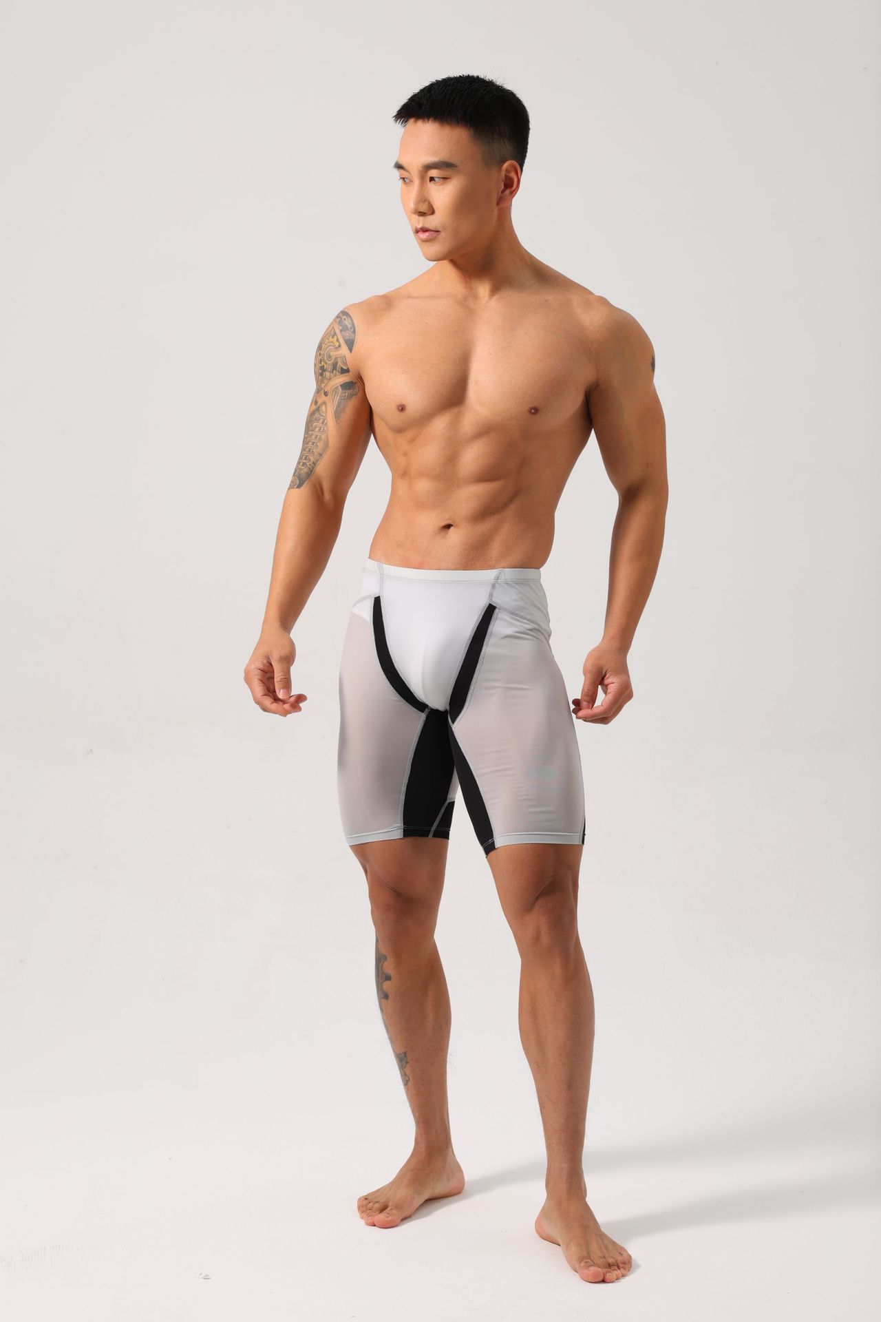 Men's Fitness Tight Shorts Quick-drying Ice Silk 15 Men's Fitness Tight Shorts Quick-drying Ice Silk