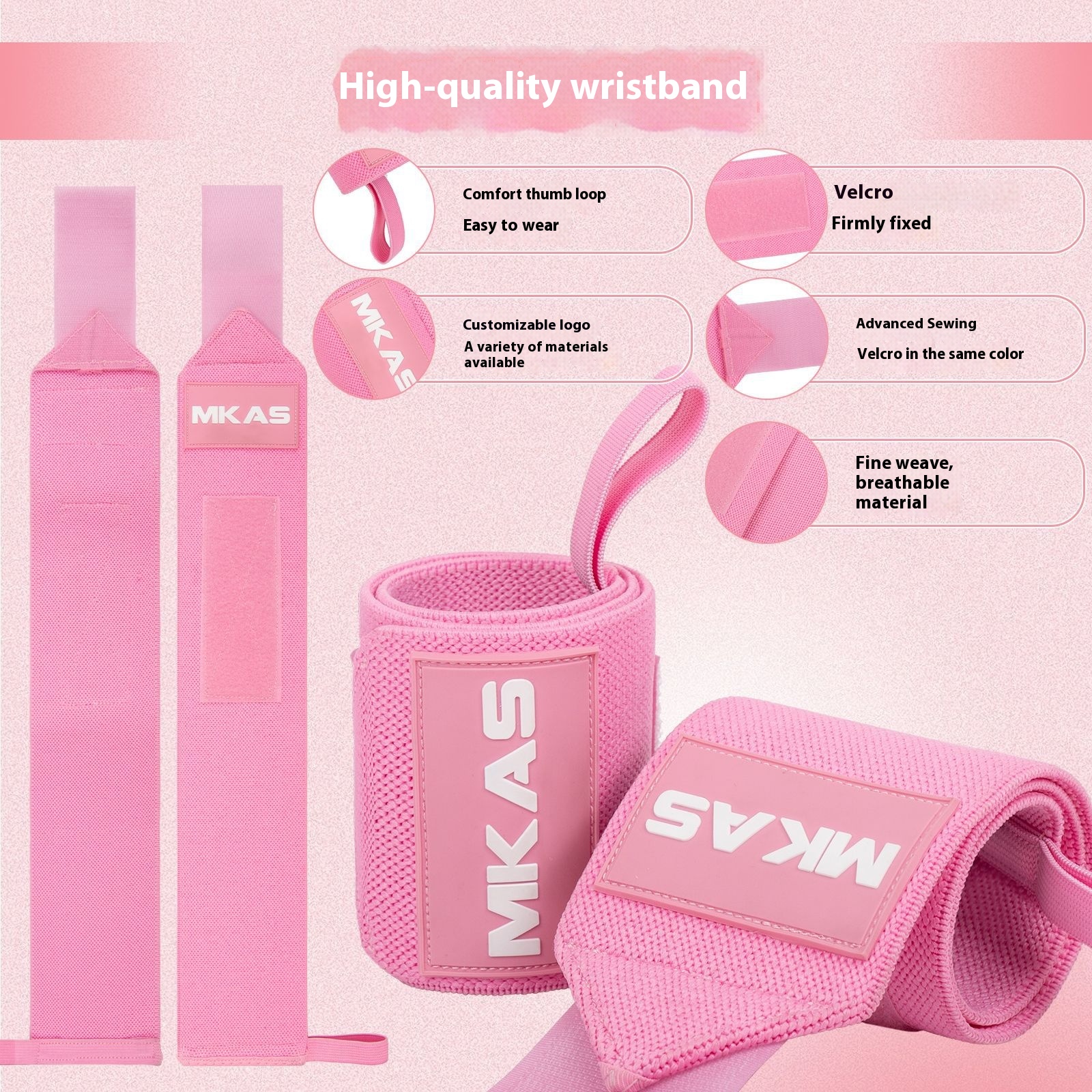 Power Lifting Bench Press Anti-sprain Professional Sports Pressure Booster Stripe Wrist Winding Elastic Bandage 14 Power Lifting Bench Press Anti-sprain Professional Sports Pressure Booster Stripe Wrist Winding Elastic Bandage