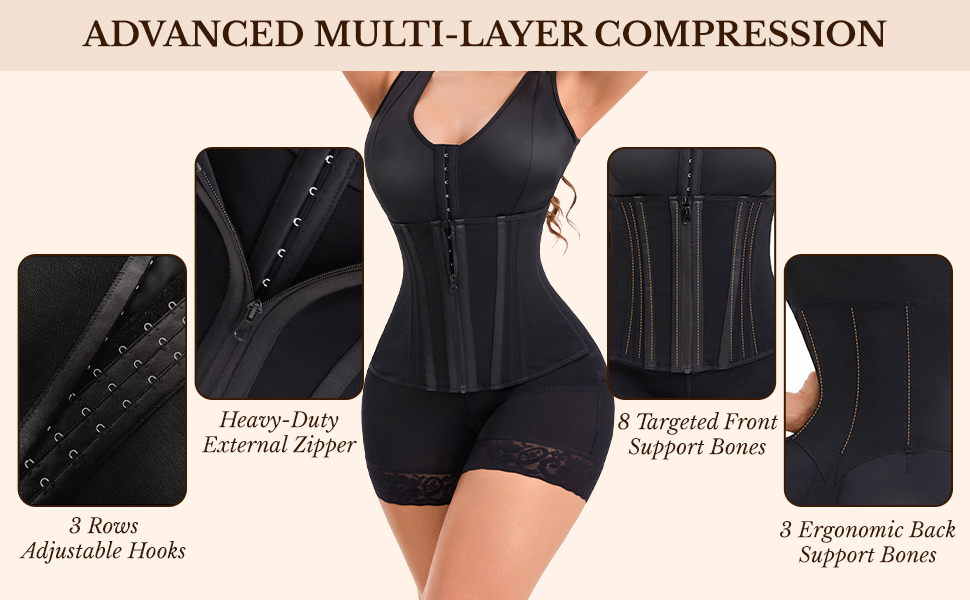 Fitness Eddy™ Elite Hourglass Thermo-Compression Faja – Full-Body Overbust Shaper & Sculpting Butt Lifter 19 Fitness Eddy™ Elite Hourglass Thermo-Compression Faja – Full-Body Overbust Shaper & Sculpting Butt Lifter