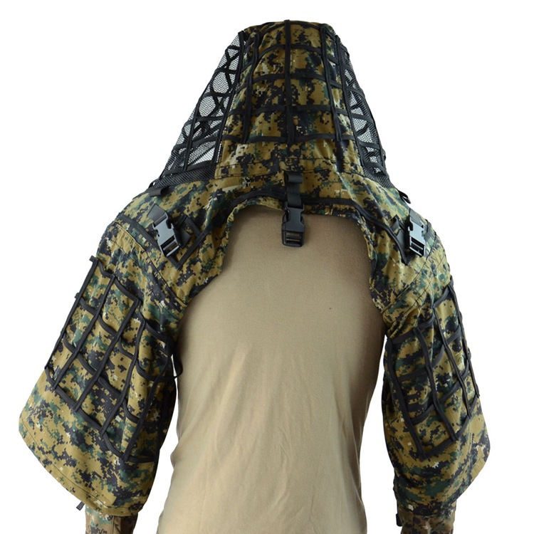 Sniper Checked Cloth Military Tactical Ghillie Suit 21 Sniper Checked Cloth Military Tactical Ghillie Suit