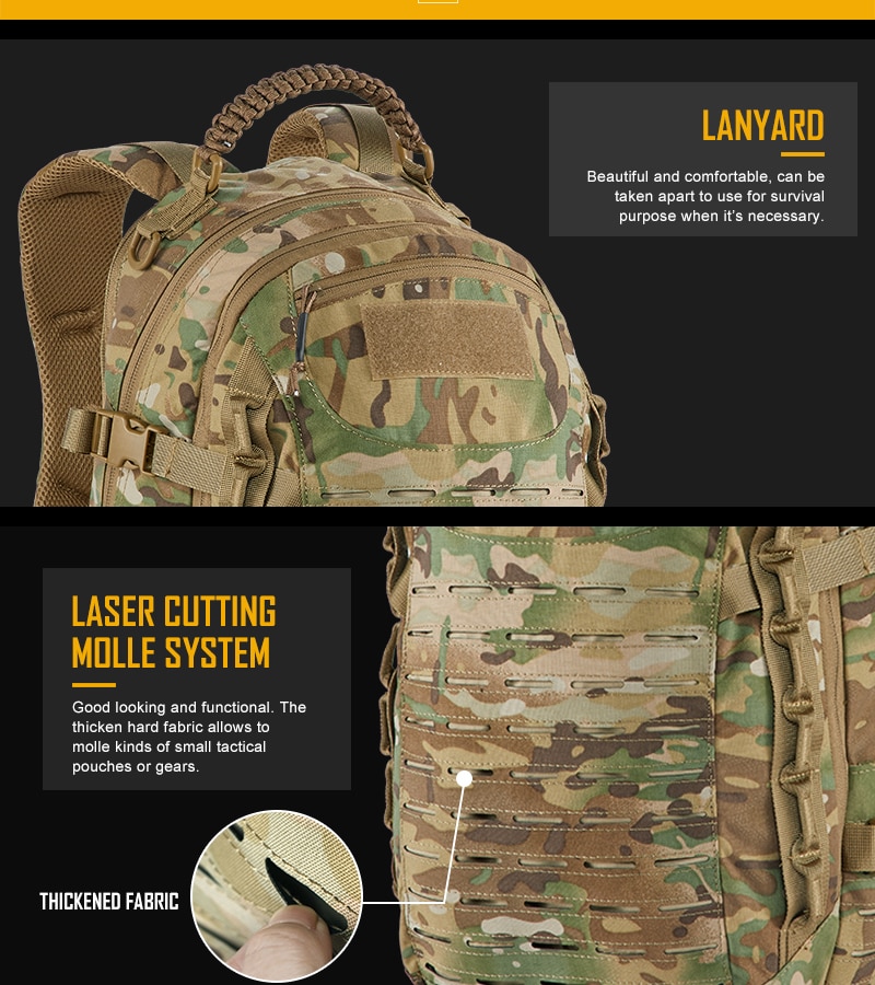 Camouflage tactical backpack 29 Camouflage tactical backpack