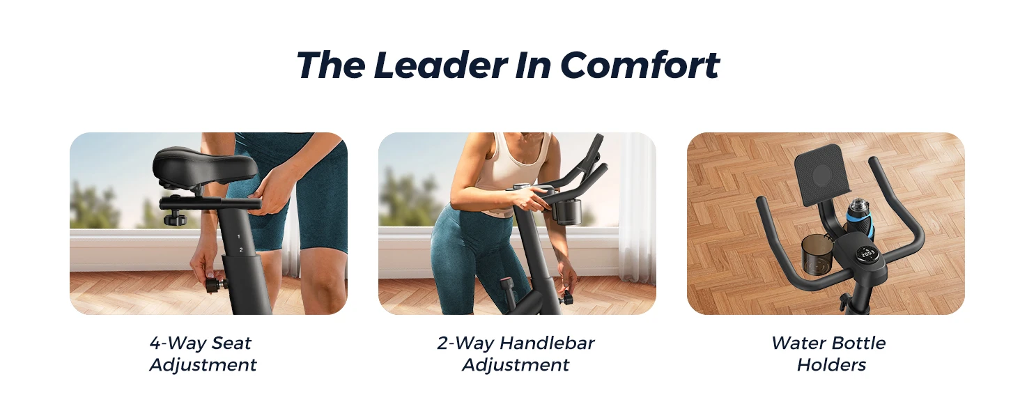 Low Noise Stationary Exercise Bike – Indoor Cycling with Tablet Mount & 270LB Capacity 27 Low Noise Stationary Exercise Bike – Indoor Cycling with Tablet Mount & 270LB Capacity