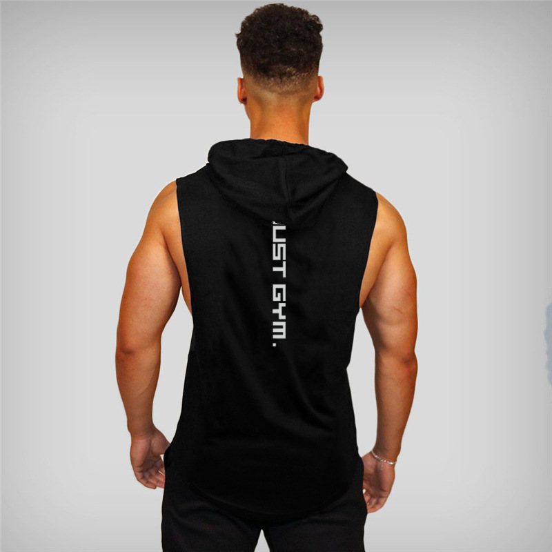 Fitness Vest Men Hooded Loose Clothes 7 Fitness Vest Men Hooded Loose Clothes