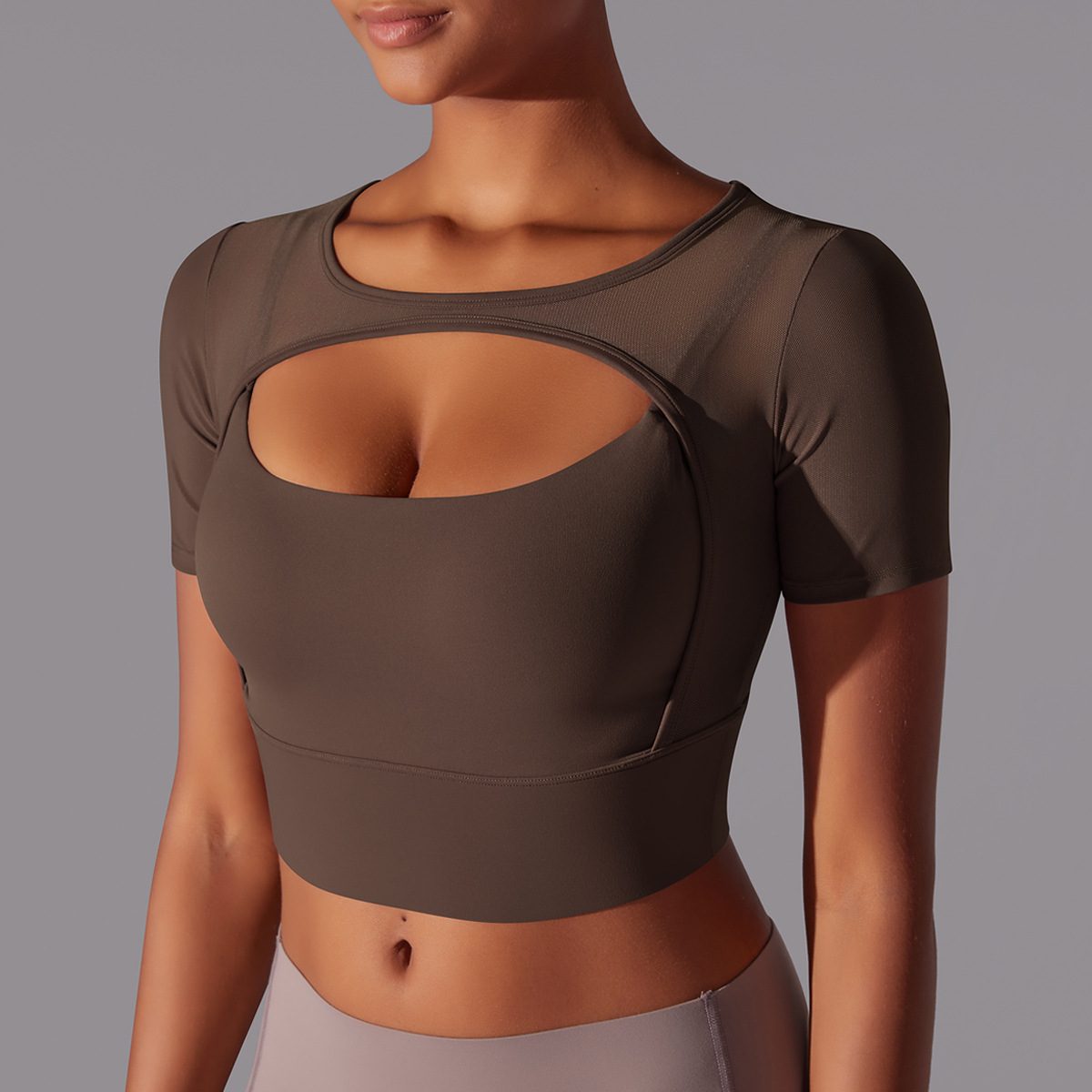 Fitness Double Layer Yoga Clothing Top Women 30 Fitness Double Layer Yoga Clothing Top Women
