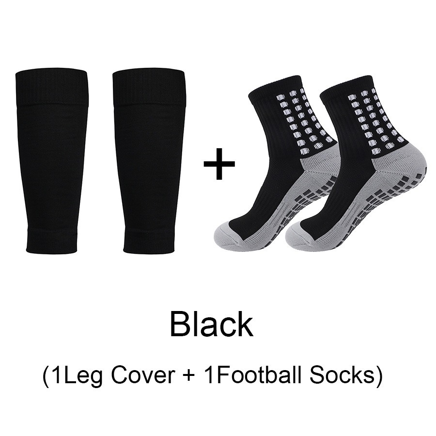 Sports Soccer Socks With Knee Pad Mid-calf Glue Dispensing Non-slip 19 Sports Soccer Socks With Knee Pad Mid-calf Glue Dispensing Non-slip
