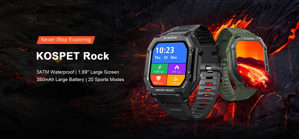 Outdoor Sports Rugged Smart Watch 1.69 Inches With 20 Sports Modes 31 Outdoor Sports Rugged Smart Watch 1.69 Inches With 20 Sports Modes
